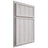 Shiloh Cabinetry Partial Overlay Napa Vertical Hickory Plain Cut Cotton Door