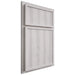 Shiloh Cabinetry Partial Overlay Napa Vertical Hickory Plain Cut Cotton Door