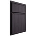 Shiloh Cabinetry Partial Overlay Napa Vertical Hickory Plain Cut Harbor Door