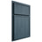 Shiloh Cabinetry Partial Overlay Napa Vertical Hickory Plain Cut Hudson Door