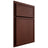 Shiloh Cabinetry Partial Overlay Napa Vertical Maple Plain Cut Sable Door