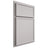 Shiloh Cabinetry Partial Overlay Napa Vertical Paintable Light French Gray Door