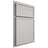 Shiloh Cabinetry Partial Overlay Napa Vertical Paintable Mindful Gray Door