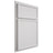 Shiloh Cabinetry Partial Overlay Napa Vertical Paintable Polar Door