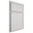 Shiloh Cabinetry Partial Overlay Napa Vertical Paintable Soft White Door