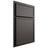 Shiloh Cabinetry Partial Overlay Napa Vertical Paintable Urbane Bronze Door