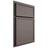 Shiloh Cabinetry Partial Overlay Napa Vertical Poplar Plain Cut Heatherstone Door