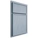 Shiloh Cabinetry Partial Overlay Napa Vertical Poplar Plain Cut Sky Door