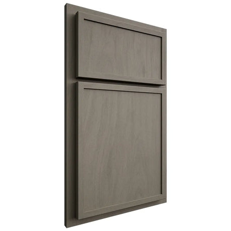 Shiloh Cabinetry Partial Overlay Napa Vertical Poplar Plain Cut Thyme Door