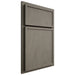 Shiloh Cabinetry Partial Overlay Napa Vertical Poplar Plain Cut Thyme Door