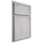 Shiloh Cabinetry Partial Overlay Napa Vertical Walnut Plain Cut Stratus Door