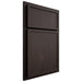 Shiloh Cabinetry Partial Overlay Napa Vertical White Oak Plain Cut Morel Door