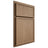 Shiloh Cabinetry Partial Overlay Napa Vertical White Oak Plain Cut Natural Door