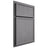 Shiloh Cabinetry Partial Overlay Napa Vertical White Oak Plain Cut Sterling Door