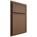 Shiloh Cabinetry Partial Overlay Napa Vertical White Oak Quarter Sawn Autumn Door