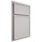 Shiloh Cabinetry Partial Overlay Napa Vertical White Oak Quarter Sawn Cotton Door