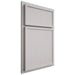 Shiloh Cabinetry Partial Overlay Napa Vertical White Oak Quarter Sawn Cotton Door