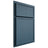 Shiloh Cabinetry Partial Overlay Napa Vertical White Oak Quarter Sawn Hudson Door