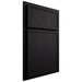 Shiloh Cabinetry Partial Overlay Napa Vertical White Oak Quarter Sawn Ink Door