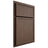 Shiloh Cabinetry Partial Overlay Napa Vertical White Oak Quarter Sawn Mineral Door