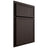 Shiloh Cabinetry Partial Overlay Napa Vertical White Oak Quarter Sawn Morel Door