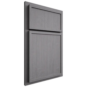 Shiloh Cabinetry Partial Overlay Napa Vertical White Oak Quarter Sawn Sterling Door