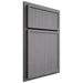 Shiloh Cabinetry Partial Overlay Napa Vertical White Oak Quarter Sawn Sterling Door