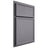Shiloh Cabinetry Partial Overlay Napa Vertical White Oak Rift Cut Cadet Door