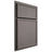 Shiloh Cabinetry Partial Overlay Napa Vertical White Oak Rift Cut Flagstone Door