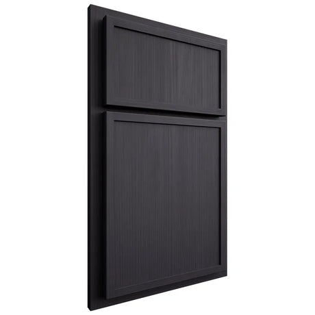 Shiloh Cabinetry Partial Overlay Napa Vertical White Oak Rift Cut Harbor Door