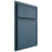 Shiloh Cabinetry Partial Overlay Napa Vertical White Oak Rift Cut Hudson Door