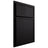 Shiloh Cabinetry Partial Overlay Napa Vertical White Oak Rift Cut Ink Door