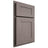 Shiloh Cabinetry Partial Overlay New Haven Alder Plain Cut Stonehenge Door