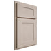 Shiloh Cabinetry Partial Overlay New Haven Alder Plain Cut White Sands Door