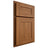 Shiloh Cabinetry Partial Overlay New Haven Hickory Plain Cut Chestnut Door
