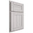 Shiloh Cabinetry Partial Overlay New Haven Hickory Plain Cut Cotton Door
