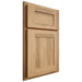 Shiloh Cabinetry Partial Overlay New Haven Hickory Plain Cut Natural Door