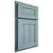 Shiloh Cabinetry Partial Overlay New Haven Hickory Plain Cut Sky Door