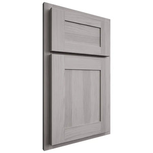 Shiloh Cabinetry Partial Overlay New Haven Hickory Plain Cut Stratus Door