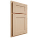 Shiloh Cabinetry Partial Overlay New Haven Maple Plain Cut Natural Door
