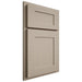 Shiloh Cabinetry Partial Overlay New Haven Maple Plain Cut Pebble Door