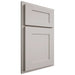 Shiloh Cabinetry Partial Overlay New Haven Paintable Amazing Gray Door