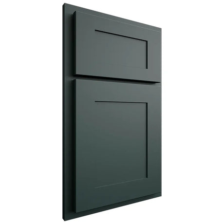 Shiloh Cabinetry Partial Overlay New Haven Paintable Billiard Green Door