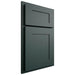 Shiloh Cabinetry Partial Overlay New Haven Paintable Billiard Green Door