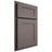 Shiloh Cabinetry Partial Overlay New Haven Poplar Plain Cut Heatherstone Door