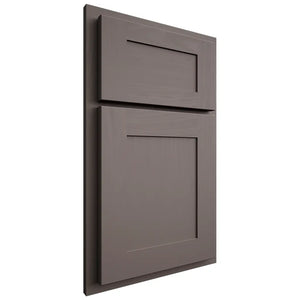 Shiloh Cabinetry Partial Overlay New Haven Poplar Plain Cut Heatherstone Door