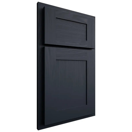 Shiloh Cabinetry Partial Overlay New Haven Poplar Plain Cut Hudson Door
