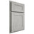 Shiloh Cabinetry Partial Overlay New Haven Poplar Plain Cut Stratus Door