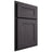Shiloh Cabinetry Partial Overlay New Haven Red Oak Plain Cut Harbor Door