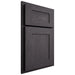 Shiloh Cabinetry Partial Overlay New Haven Red Oak Plain Cut Harbor Door